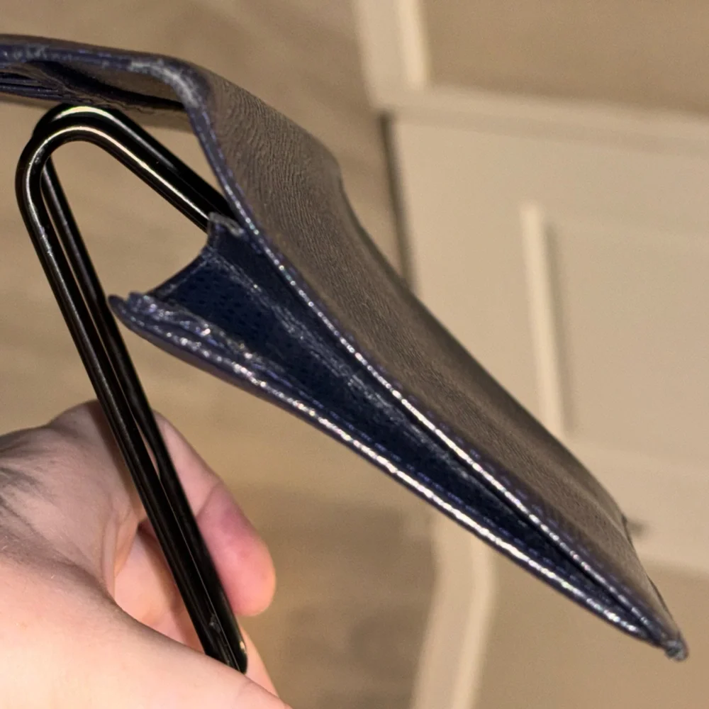 Dior Dark Blue Leather Wallet